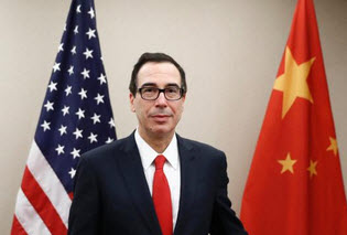美国财长称不担心中国抛售美债，对贸易争端持“谨慎的乐观”